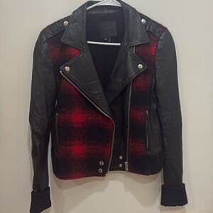 Paige Xs Black Red Jacket